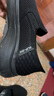 斯凱奇（Skechers）透氣網(wǎng)面閃穿鞋男夏季舒適健步鞋輕便一腳蹬懶人鞋時尚百搭休閑鞋 BBK全黑色 41 (260mm) 曬單實拍圖