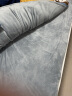 博洋（BEYOND）家纺法兰绒四件套加厚珊瑚绒保暖套件冬季绒被套床单双人加大床品 【加厚保暖绒】艾菲（蓝）） 1.5米床(被套200*230厘米) 实拍图
