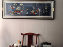 云儒唐樊客廳掛畫(huà)山水畫(huà)花卉圖新中式背景墻墻畫(huà)高檔玉石畫(huà)書(shū)房臥室壁畫(huà) 富貴有余 225*85cm 曬單實(shí)拍圖