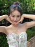 BOGLIA紅色寶石項(xiàng)鏈女款18k金石榴石吊墜奢侈七夕情人節(jié)禮物送女友老婆 18金k石榴石項(xiàng)鏈 曬單實(shí)拍圖