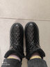巧丂雪地靴女2026年新款冬季百搭防水防滑加絨加厚洋氣保暖棉鞋女鞋子 黑色 加絨 36 (寬松碼)跟高3cm 曬單實(shí)拍圖