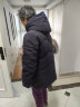 雅鹿羽绒服女可脱卸帽秋冬新款中年老年50岁奶奶羽绒冬装XWJ 茄紫 190/5XL（建议155-170斤） 实拍图