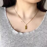 IOCN老鳳凰黃金小金條999足金項(xiàng)鏈女暴富吊墜金塊小金磚掛墜節(jié)日禮物 黃金暴富小金條+送S925項(xiàng)鏈 曬單實(shí)拍圖
