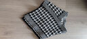 所續三角圍巾女圍脖新款時(shí)尚2024秋冬季護頸頸韓版防寒百搭脖套保暖 長(cháng)城黑+黑色千鳥(niǎo)格 曬單實(shí)拍圖