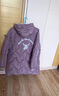 布力潘少女羽絨服女學(xué)生初中生高中生加厚中學(xué)生青少年外套女中長(cháng)款冬裝 紫色 M (160) 曬單實(shí)拍圖