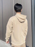名創(chuàng  )優(yōu)品（MINISO） 連帽衛衣男秋季潮牌美式高街大碼連帽衫時(shí)尚百搭寬松衣服外套男 【重磅】淺米(墨鏡柯基) L 175(體重120-140斤左右) 曬單實(shí)拍圖