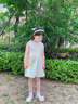 FNJ KIDS童裝女童連衣裙夏季新款洋氣寶寶背心裙小女孩碎花公主裙子 黃色 100 cm(建議身高90-100cm) 曬單實拍圖