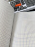 国誉(KOKUYO)格子印象笔记本子5mm方格无线装订本 A5/40张/本 4本颜色随机 WSG-NBLA540 实拍图