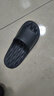 安尚芬踩屎感拖鞋男士夏季外穿2026新款室內家居浴室防滑防臭eva涼拖男 黑色（純色款） 44-45 【適合43-44腳穿】 曬單實(shí)拍圖