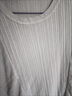 皮爾卡丹（pierre cardin）夏裝t恤女短袖蝙蝠衫夏季新款洋氣減齡設(shè)計(jì)感上衣冰絲針織衫 DX782#米灰 XL 建議120-135斤 曬單實(shí)拍圖