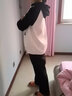 芭菲悅女大童套裝13到15歲秋冬加絨插肩袖衛(wèi)衣女學(xué)生ins潮闊腿褲一整套 連帽衛(wèi)衣+抽繩褲 【套裝】 加絨 XL 建議【120-135斤】 曬單實拍圖