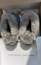 內泊【防寒必備】羊皮毛一體毛毛拖鞋男冬季乳膠家居防臭保暖女士灰41 曬單實(shí)拍圖