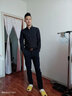 貝吉棋les矮小個(gè)子小碼修身九分西褲男XS碼26 27顯瘦緊身小腳西裝褲潮 9分純黑 31 曬單實(shí)拍圖