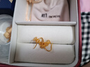 明牌珠寶 足金古法黃金花絲糖果耳墜耳飾AFH0359工費(fèi)300 足金耳飾 約3.11克 曬單實(shí)拍圖