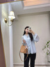 MK女包輕奢包包女包時(shí)尚水桶包單肩斜挎包女士手提包送女友生日禮物 餅干色 曬單實(shí)拍圖