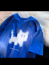 ABXA短袖t恤男士夏季新款纯棉美式上衣服五分宽松情侣半袖休闲体恤衫 小猫深灰色 XL（建议120-140斤优先发货） 晒单实拍图