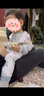 貝肽斯嬰兒秋衣套裝兒童棉質(zhì)長(cháng)袖短褲夏季款男童女童寶寶保暖內衣 遠航之旅-舒適平腰 90 【建議身高：80cm-90cm】 曬單實(shí)拍圖