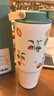 星巴克（Starbucks）雙飲口不銹鋼杯800ml大容量水杯咖啡杯保溫保冷杯七夕禮物 曬單實(shí)拍圖