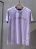 MO&Co.短袖T恤棉質(zhì)拆洗貼布繡SLOGAN臟染圓領(lǐng)骨位磨白H型寬松摩安珂 霧紫色 M 165 曬單實(shí)拍圖