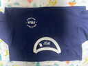 FILA 斐樂官方情侶款針織短袖衫2024夏季新款時(shí)尚休閑涼感抗菌T恤 秘鏡藍(lán)-DB S 曬單實(shí)拍圖