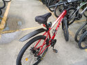 菲利普（PHILLIPS）山地车自行车学生男女成人公路城市减震碟刹通勤男变速越野青少年 热情红 （27.5寸）适合175-190cm 21速运动版 实拍图