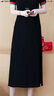 皮爾卡丹（pierre cardin）女裝過膝polo連衣裙女夏季寬松遮肚直筒顯瘦休閑運動長款裙潮夏天 藏青色 2XL 建議125135斤 曬單實拍圖