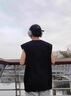 WASSUP HERMU官方背心男女夏季肌肉訓(xùn)練健身運(yùn)動(dòng)籃球?qū)W生簡(jiǎn)約無(wú)袖重磅純色t恤 白色 XL（推薦140-160斤） 曬單實(shí)拍圖