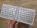 顛覆玩家超薄可折疊 藍(lán)牙4.0 Surface pro ipad平板電腦無線鍵盤 Foldable Keyboard鍵盤丨銀灰色 曬單實(shí)拍圖
