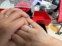 唯一（Winy）情侶戒指對戒女一對送女友老婆925銀結(jié)婚紀(jì)念日生日禮物女生首飾 曬單實(shí)拍圖