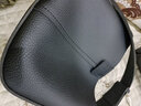 慕昂（MOVEON）高級感包包2023新款純色質(zhì)感單肩包春夏季百搭斜挎水桶子母包 黑色 曬單實(shí)拍圖