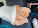 齊選四季汽車(chē)頭枕腰靠套裝卡通記憶棉座椅背墊枕護頸車(chē)內裝飾用品女士 【棕色小熊】頭枕腰靠 1套 曬單實(shí)拍圖