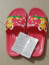 回力童鞋兒童拖鞋男女可愛(ài)小公主涼拖鞋室內居家軟底防滑中大童鞋 3333-20紅色 34碼 曬單實(shí)拍圖