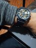 勞士頓（ROSDN）新款手表男全自動(dòng)機械表男士手表防水鏤空男表【無(wú)畏系列】2188 水墨灰 曬單實(shí)拍圖