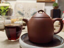 原山宜興手工紫砂壺泡茶壺功夫茶具宜興秦權(quán)紫砂壺原礦紫砂茶壺220cc 鄒雪英-秦權(quán)220cc 220ml 曬單實拍圖