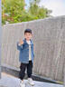 小豬班納兒童牛仔外套秋季2024新款男童痞帥時(shí)髦開(kāi)衫洋氣女童藍(lán)色休閑秋裝 【男女同款】牛仔藍(lán)/純色 140 曬單實(shí)拍圖