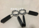 銳思啞鈴杠鈴桿防滑彈簧夾健身防滑彈簧式卡扣杠鈴啞鈴固定防松夾 內徑24mm卡扣一對適用25mm直徑桿 曬單實拍圖