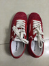 TOOMANYSHOES 【明星同款】 梨泰院復(fù)古運(yùn)動(dòng)德訓(xùn)鞋銀色軟底休閑鞋好溜鞋女鞋 紅色 37 曬單實(shí)拍圖