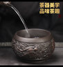 茗客浮雕祥龍雙層紫砂防燙隔熱主人杯個(gè)人杯子品茗杯功夫單杯套裝茶杯 曬單實(shí)拍圖