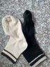娇蓓登袜子秋冬韩版咖系长筒袜 颜色随机发长袜(3双) 均码  实拍图