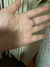可玉可求七夕禮物 翡翠玉戒指 男女款冰綠飄黃翡玉石指環(huán)戒圈 多口徑 #19-20毫米 曬單實(shí)拍圖