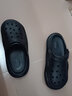 優(yōu)調（Youdiao）洞洞鞋男士夏季拖鞋室外穿防滑踩屎感包頭開車沙灘鞋運動涼鞋 曜石黑 44-45 曬單實拍圖
