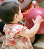 優(yōu)奇女童連衣裙夏裝2025新款洋氣兒童純棉公主裙嬰兒寶寶周歲禮服夏季 國色天香 80 曬單實(shí)拍圖