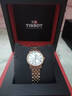 天梭（TISSOT）【劉亦菲金晨同款】瑞士女表卡森臻我系列小藍針?shù)搸⑹直矶Y物 T122.210.22.033.01間玫瑰金鋼帶 曬單實(shí)拍圖