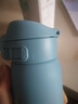 象?。╖O JIRUSHI）保溫杯藍(lán)色360ml 不銹鋼真空彈蓋杯便攜學(xué)生水杯子 SM-WS36-GM 曬單實拍圖