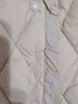 鴨鴨（YAYA）輕薄羽絨馬甲短款女內搭秋冬新款小香風(fēng)外搭保暖背心外穿氣質(zhì)上衣 米白色 L 曬單實(shí)拍圖