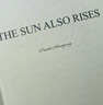 太陽照常升起 THE SUN ALSO RISES 英文版原著 曬單實拍圖