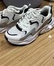 斯凱奇（Skechers）踏浪小白鞋男透氣休閑鞋學(xué)院風(fēng)運動鞋118321 白色/黑色/銀色/WBKS 41 曬單實拍圖