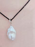 時(shí)島七夕情人節(jié)禮物胖東來(lái)品質(zhì)尖晶石新品Choker項(xiàng)圈黑極細(xì)閃14K包金 黑尖晶項(xiàng)鏈38+5CM 曬單實(shí)拍圖