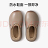 chikoku卡皮巴拉勃肯鞋男女秋冬季棉拖家居厚底情侶保暖防風(fēng)舒適毛毛拖鞋 小碳灰【包跟】 44-45 【適合44-45碼】 曬單實(shí)拍圖