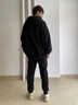 啄木鳥休閑褲男秋季新款寬松褲子男束腳彈力褲潮流運(yùn)動(dòng)修身長褲子 QSW-2211黑色束腳 XL 曬單實(shí)拍圖